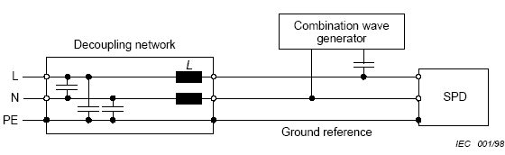 單項電源系統(tǒng)連接去耦網(wǎng)絡的電路